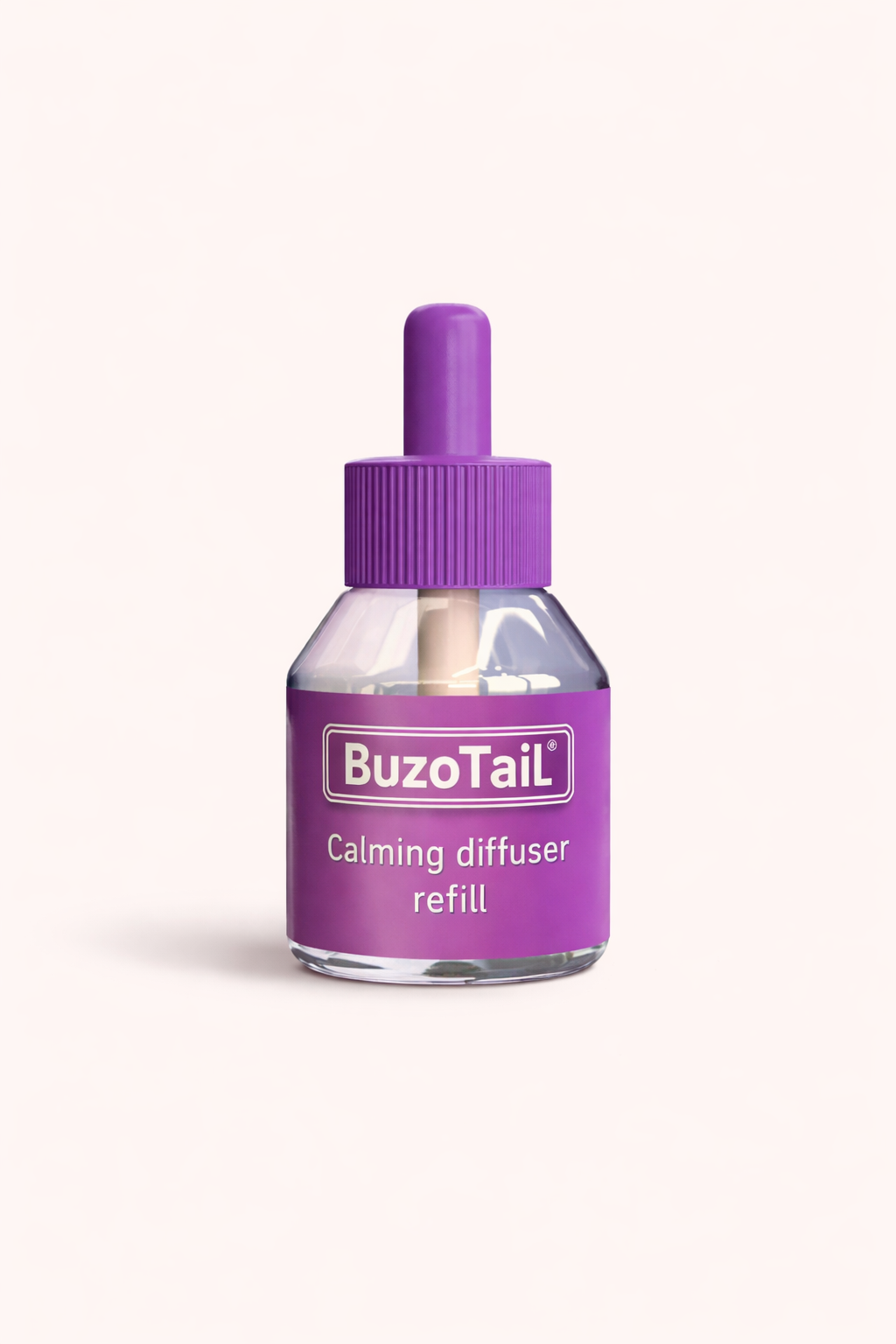 BuzoTail™ Calming Cat Diffuser Refill Drug-Free Pheromone Support • 30-Day Refill