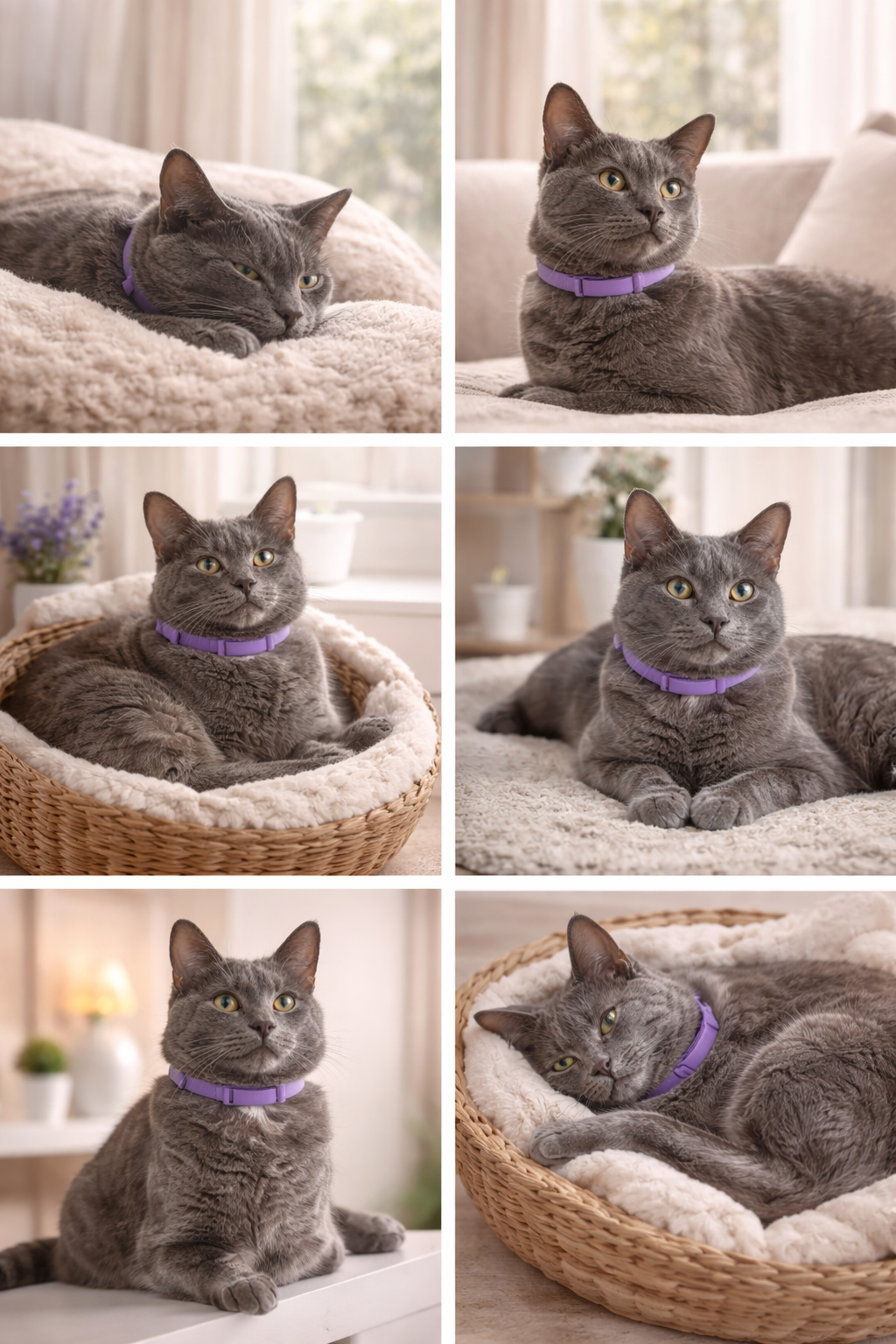 BuzoTail™ Calming Cat Collar for Stress & Anxiety Support