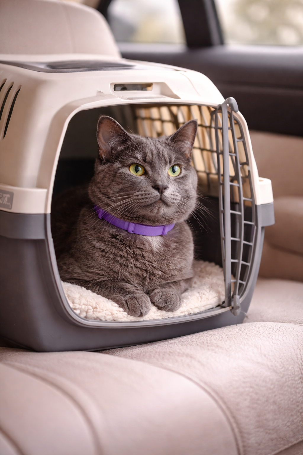BuzoTail™ Calming Cat Collar for Stress & Anxiety Support